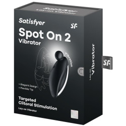 Satisfyer Stimulateur de Clitoris Spot On 2 Noir